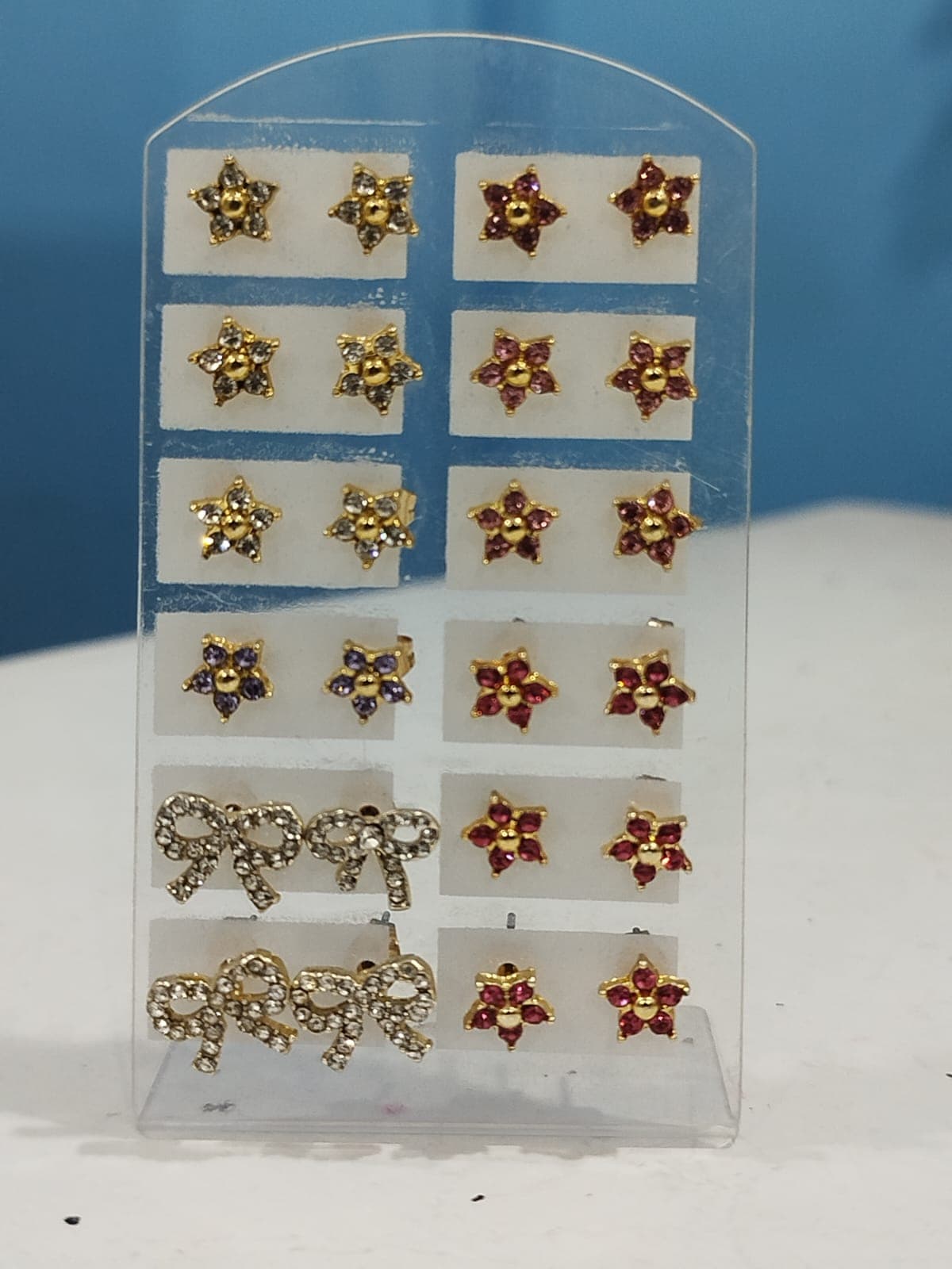 Aros Flor – Acero Dorado