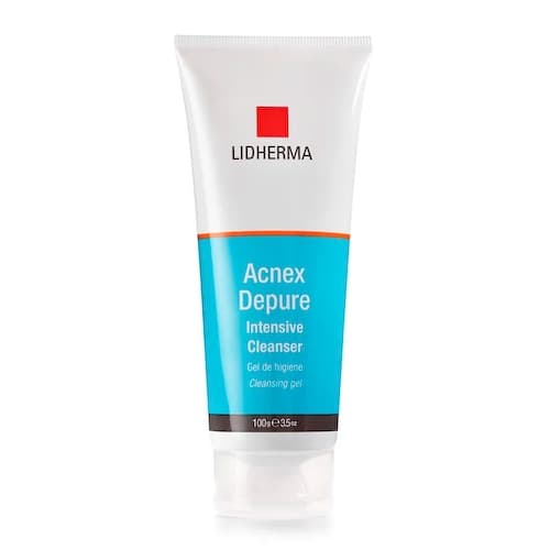 intensive cleanser limpiador facial piel con acné lidherma