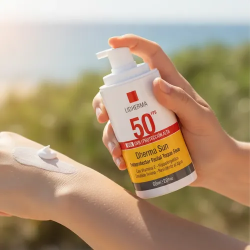 protector solar fps 50 toque seco x60 ml lidherma